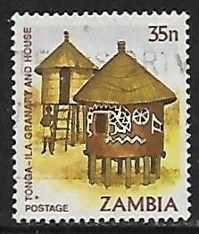 Zambia # 248 - Tonga-ila Granary - used.....{BE13}