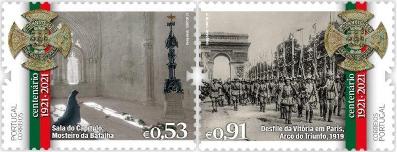 Portugal 2021 MNH Stamps First World War I Veterans Soldiers