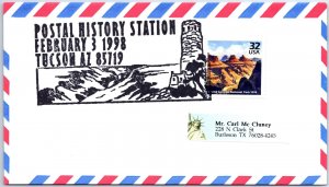 US SPECIAL EVENT COVER POSTMARK POSTAL HISTORY STATION AT TUSCON ARIZONA 1998