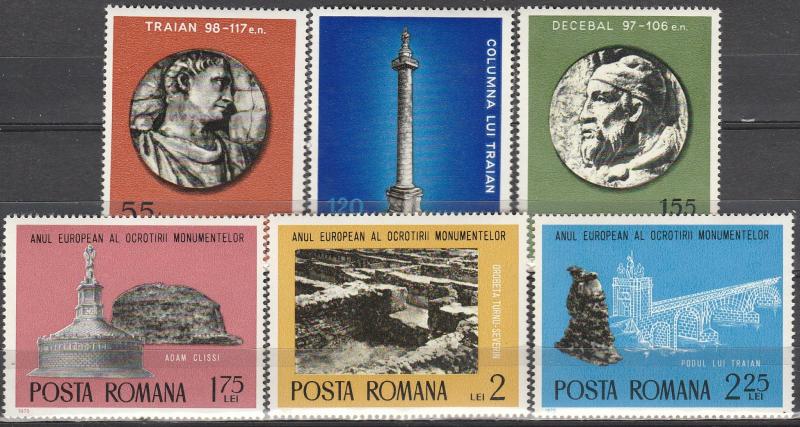 Romania #2563-8 MNH  CV $3.05