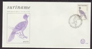 Suriname C88 Bird U/A FDC