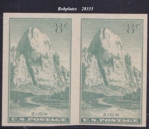 BOBPLATES #763 Zion Farley Horizontal Pair F-VF LH