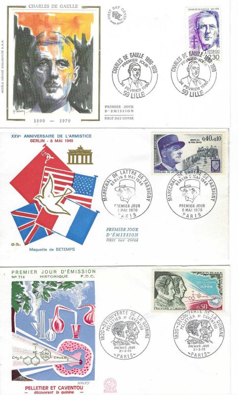 FRANCE - FIRST DAY COVERS