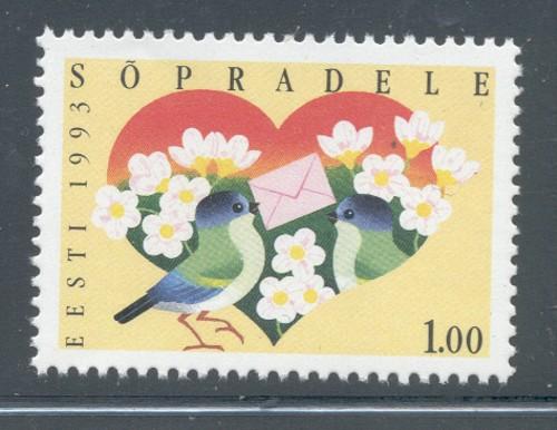 Estonia Sc 237 1993 Friendship stamp mint NH