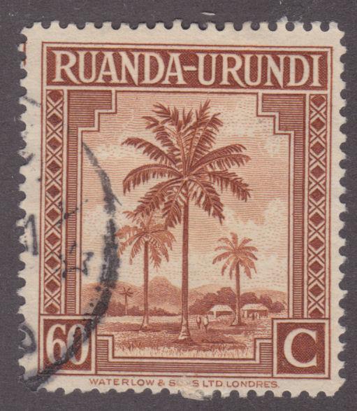 Ruanda-Urundi 75 Palm Trees 1942