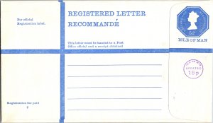 Isle of Man, Registered, Worldwide Postal Stationary