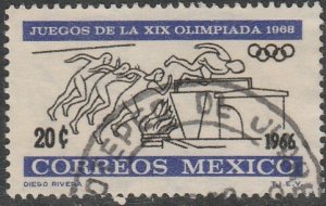 MEXICO 974, 20¢ 2nd Pre-Olympic Issue. Used. F-VF. (1326)