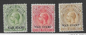 Falkland Islands Sc #MR1-3  set of 3 used VF