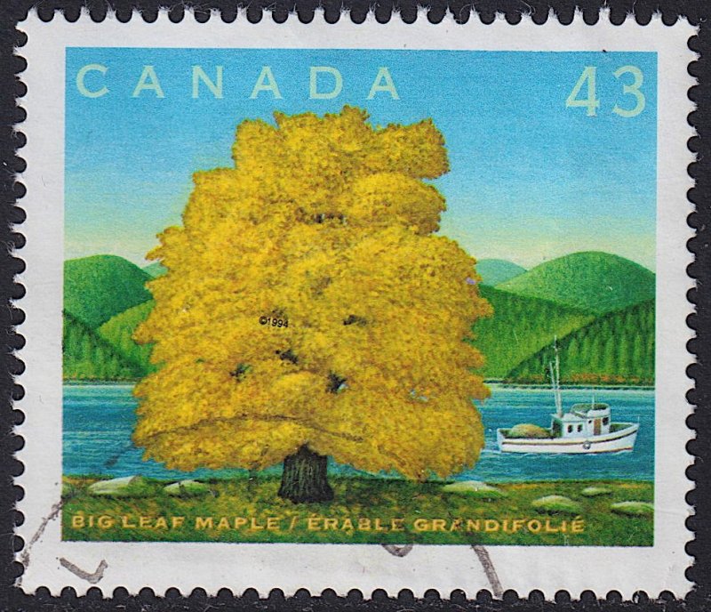 Canada - 1994 - Scott #1524a - used - Canada Day Bigleaf Maple Tree