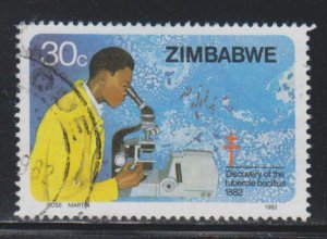 Zimbabwe,  30c Scientist (SC# 457) Used