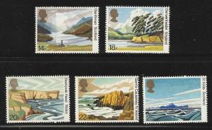 Great Britain 1981 Landscapes set  MNH sc 945 - 949