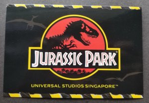 Singapore Universal Studios Jurassic Park 2012 Movie Dinosaurs (postcard) MNH