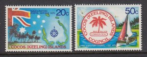 Cocos Islands 32-3 Postal Service mint