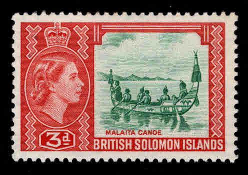 British Solomon Islands Scott 94 MH* wmk 4 QE2