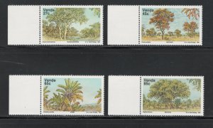 South Africa - Venda 1991 Trees Scott # 233 - 236 MNH