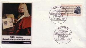  Berlin FDC Sc# 9N312 Brandenburg Concerto L75