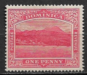 1921 Dominica 57 Roseau 1p MHR