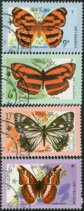 LAOS - #386-7-8-9 - USED SET OF 4 STAMPS -1982 - Item LAOS001