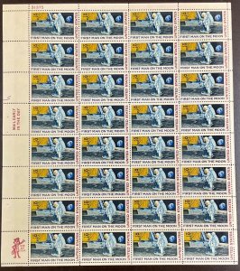 C76 Lot of 3 sheets First Moon Landing  MNH 10 c sheet of 32  FV $9.60   1969