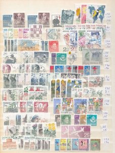 Sweden 1980/90 Used Collection Birds Art Sport (Apx 600+Stamps) ZK1463