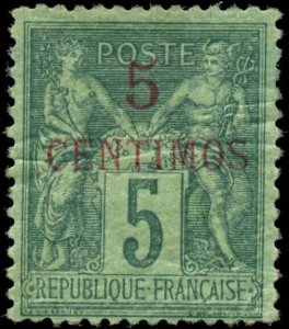 French Morocco #1 Mint Hinged