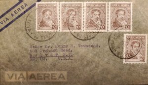 MI) 1951, ARGENTINA, FROM BUENOS AIRES TO NEW YORK - UNITED STATES, AIR MAIL,