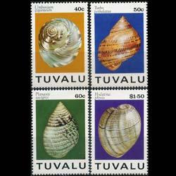 TUVALU 1994 - Scott# 671-4 Seashells Set of 4 NH