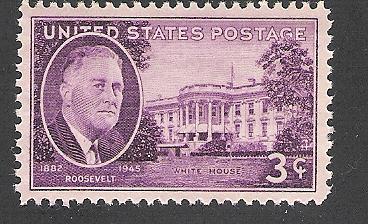 US Cat # 932, Roosevelt, MNH*-