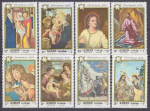 1969 Ajman 488-495 Painting / Christmas 5,00 €