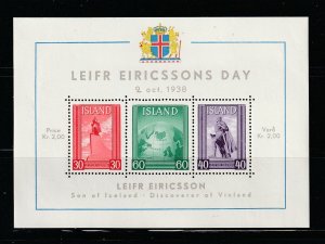 Iceland B6 Set MNH Lief Ericsson