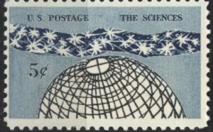 US 1237 (mnh) 5¢ the sciences (1963)