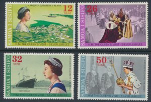 Samoa    SC# 446 - 449   MNH   QE II Silver Jubilee    see details/scans 