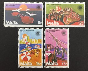 Malta 1983 #623-6, Commonwealth Day, MNH.