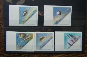 Yeman 1963 Air Honouring Astronauts set MNH Imperforated