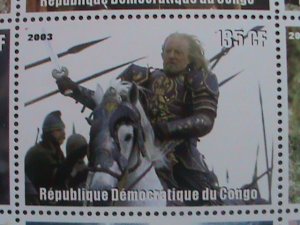 CONGO STAMP:2003- LORD OF THE RINGS MNH SHEET