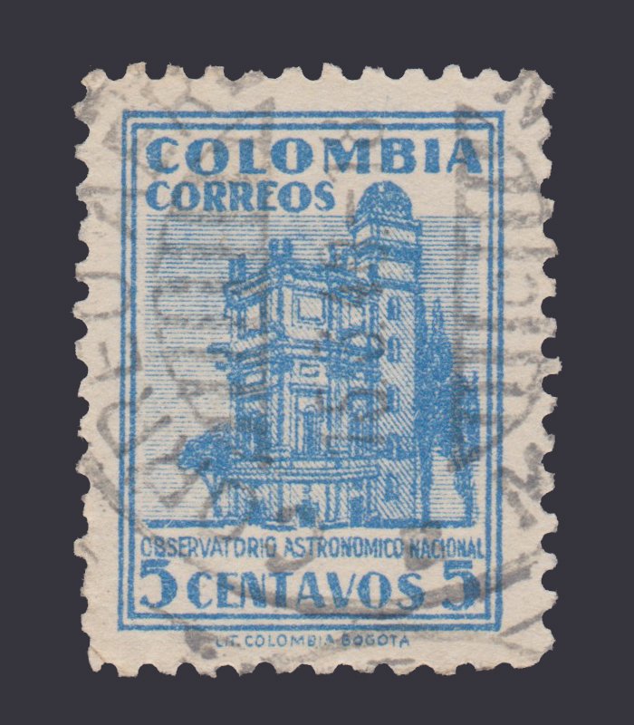 COLOMBIA 1948 SCOTT # 565. USED