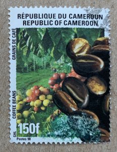 Cameroun 2000 150fr Coffee Beans , used.  Scott 930A, CV $3.00