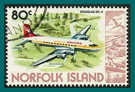 Norfolk Island 1981 Airplanes 3, 80c used #267,SG248