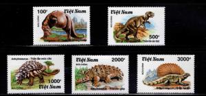 United Viet Nam Scott 2113-2117 I Perforate Dinosaur set