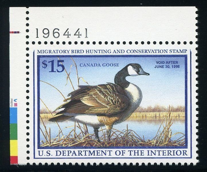 RW64 MNH Single, Canada Goose P#196441 Upper Left * (pjm)