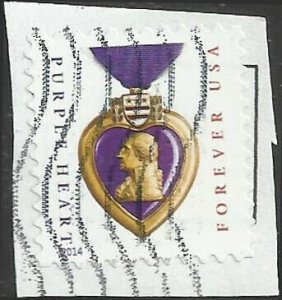 # 4704b USED PURPLE HEART AND RIBBON