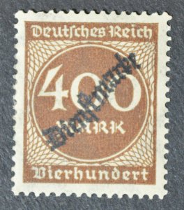 Germany Sc # O27, VF MH