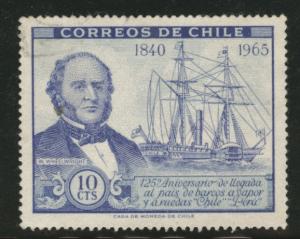 Chile Scott 358 used stamp 1966