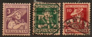 Switzerland B4 Mint hinged, B5-B6 Used