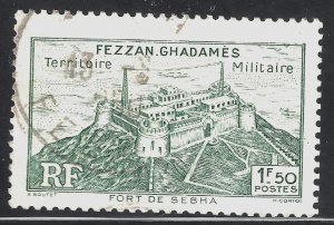 Libya Fezzan-Ghadames #1N4 Used CV$0.55