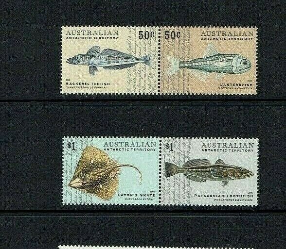 AAT: 2006, Fish of the Australian Antarctic Territory. MNH set