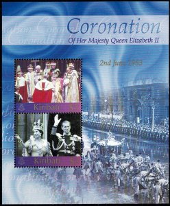 Kiribati 2003 Coronation of Queen Elizabeth  Minisheet MNH