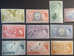 BERMUDA # 143-162-MINT/HINGED---COMPLETE SET---1953-58