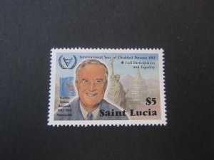 St Lucia High value MNH OurStoack#84085
