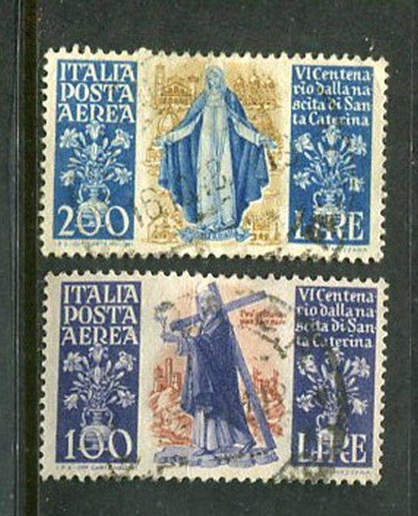 Italy #C127-8 Used